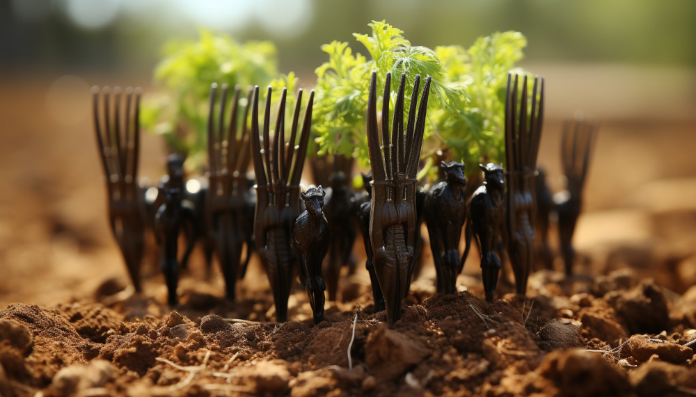 Pourquoi mettre des fourchettes en plastique dans votre jardin ?